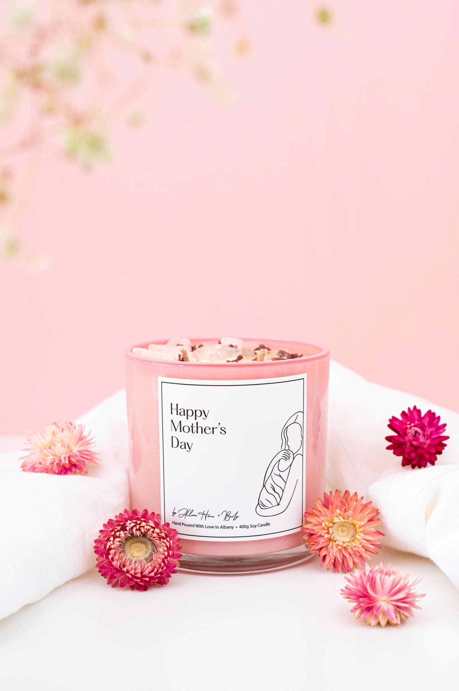 Happy Mothers Day Refill Candles | Musk Sticks