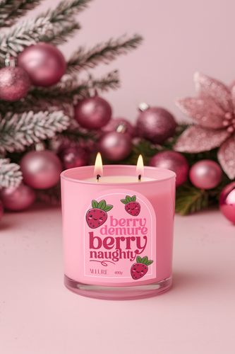 Berry Naughty Refillable Eco Candle | Eco-friendly Candles Australia