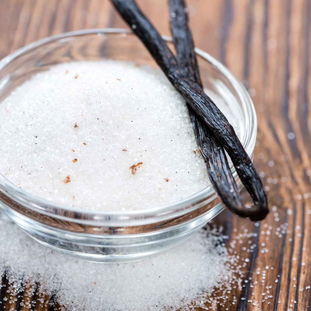 sugared vanilla candle