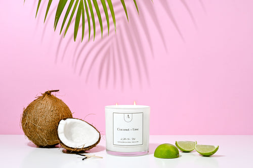 Coconut + Lime | Lime Zest, Lemon Verbena, Coconut and Vanilla Candle